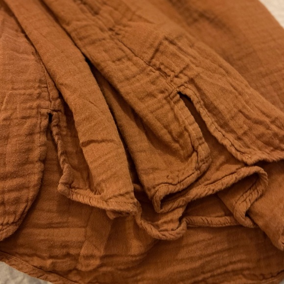 3/$19 Old Navy Split-Neck gauze long sleeve Blouse tunic top - Picture 15 of 16